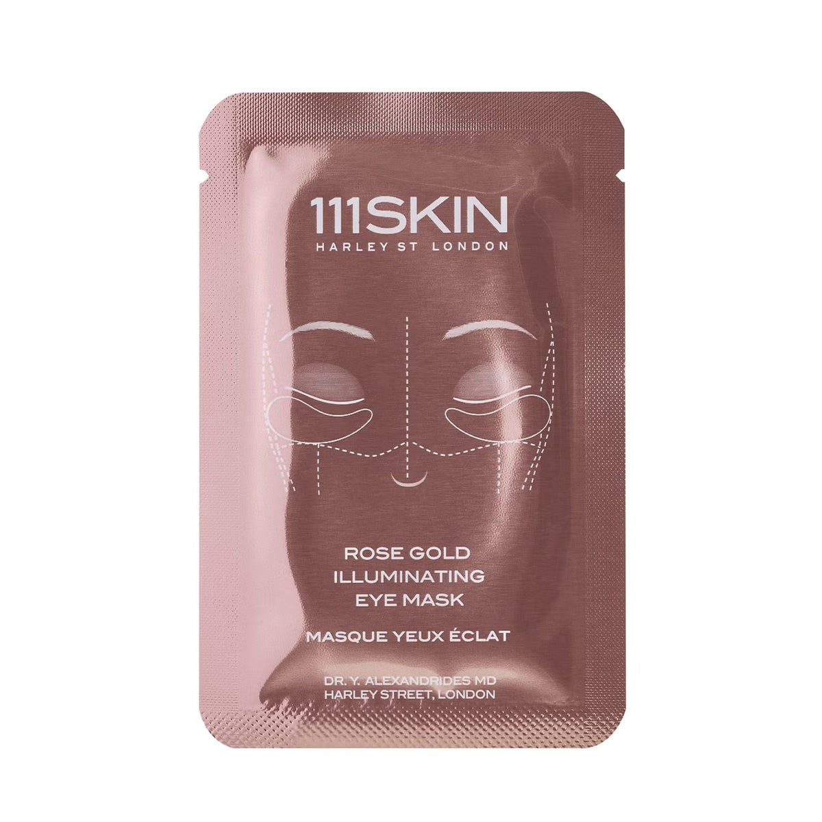 Lakštinė paakių kaukė 111SKIN Rose Gold Illuminating Eye Mask 6 ml