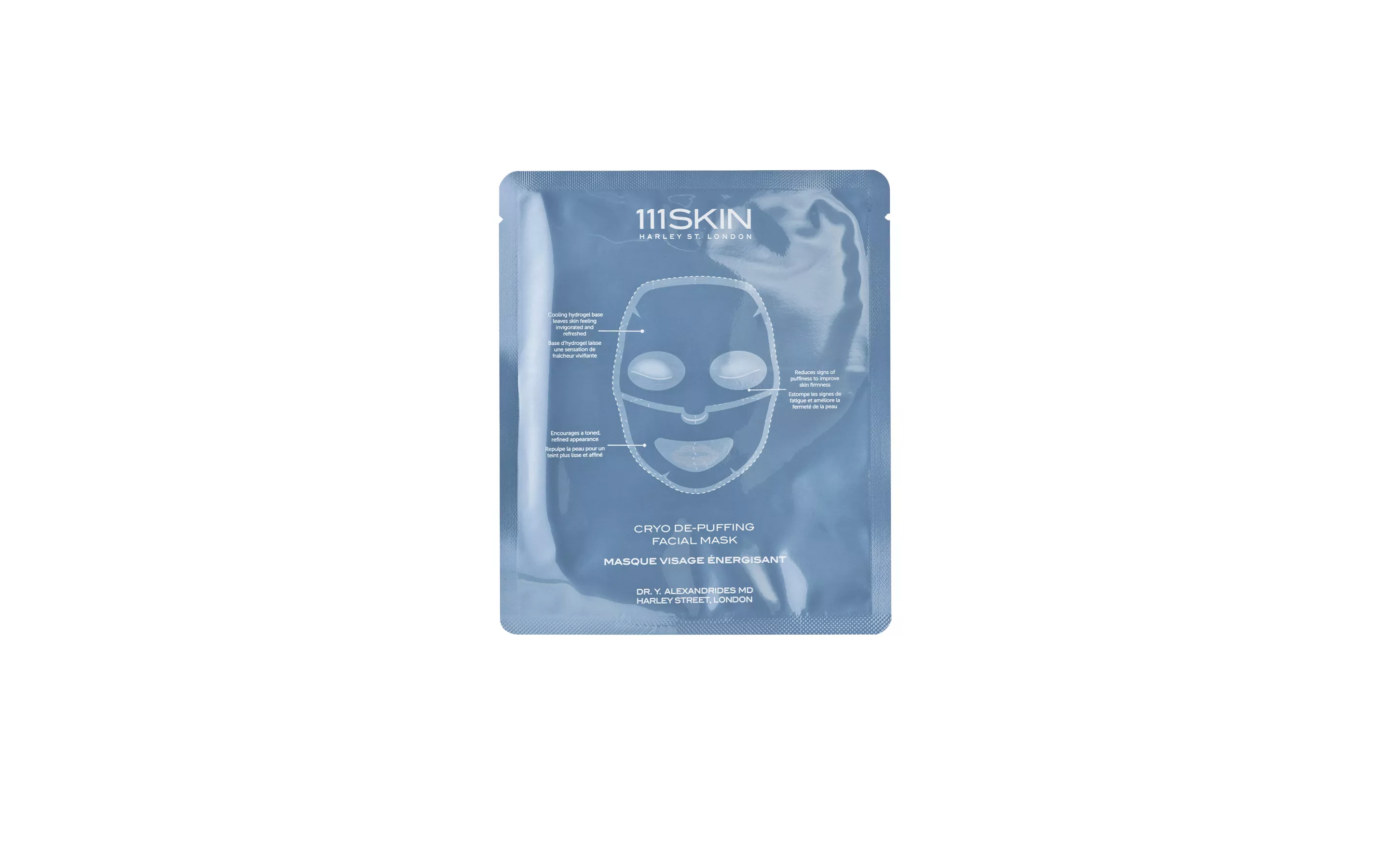 Lakštinė veido kaukė 111SKIN Cryo De-Puffing Facial Mask 30 ml 1 vnt.