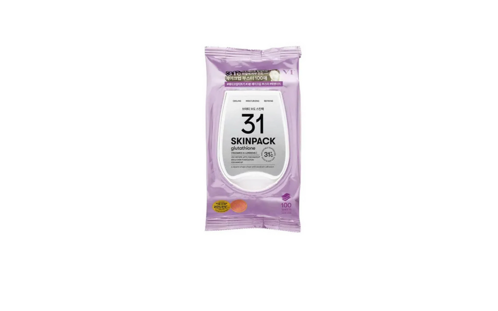 Drėkinamieji veido lakštai VT Cosmetics Glutathione 31 Luminous Skinpack