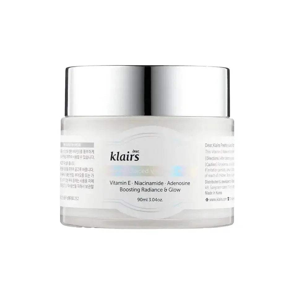 Veido kaukė su vitaminu E Dear, Klairs Freshly Juiced Vitamin E Mask 90 g