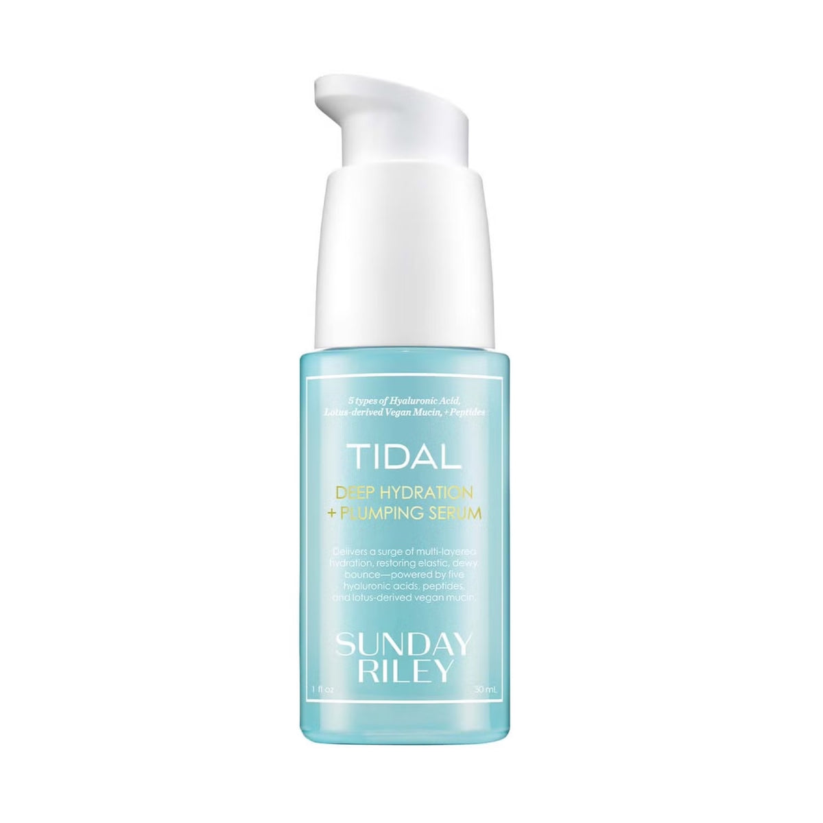 Drėkinamasis ir putlinamasis veido serumas Sunday Riley Tidal Deep Hydration and Plumping Serum 30 ml