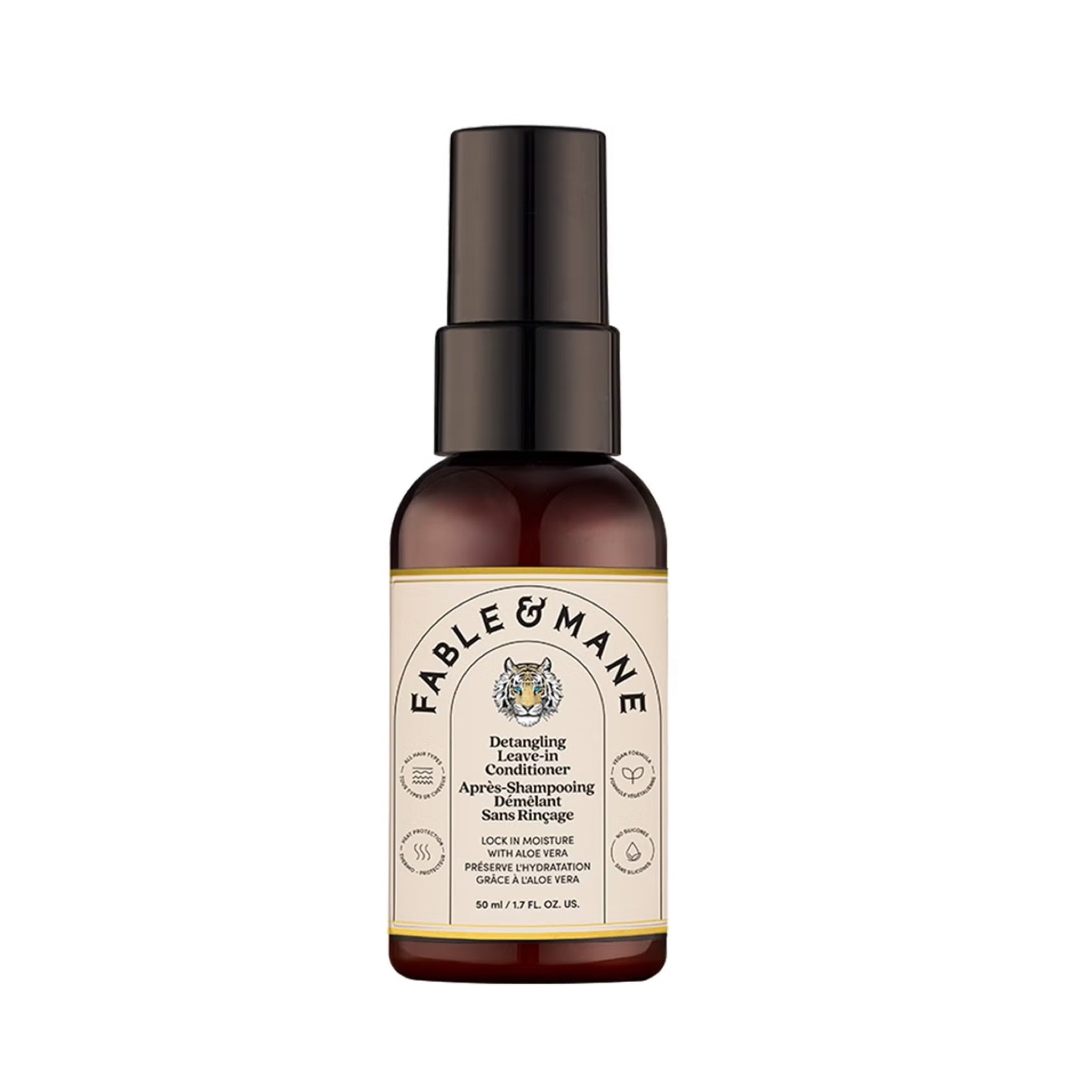 Nenuplaunamas plaukų kondicionierius Fable & Mane MahaMane Detangling Leave-in Conditioner 50 ml