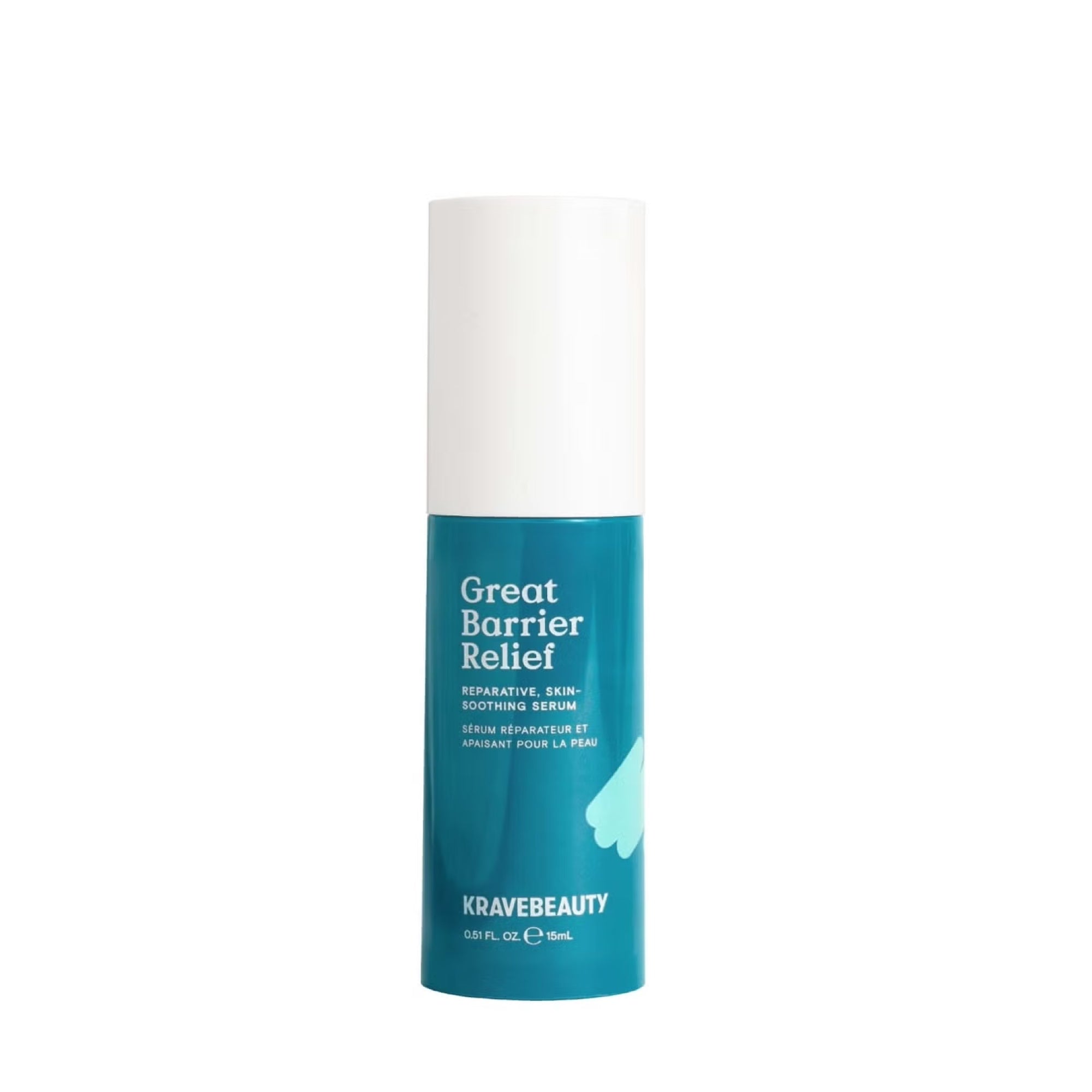 Odos barjerą atkuriantis veido serumas KraveBeauty Great Barrier Relief Mini 15 ml