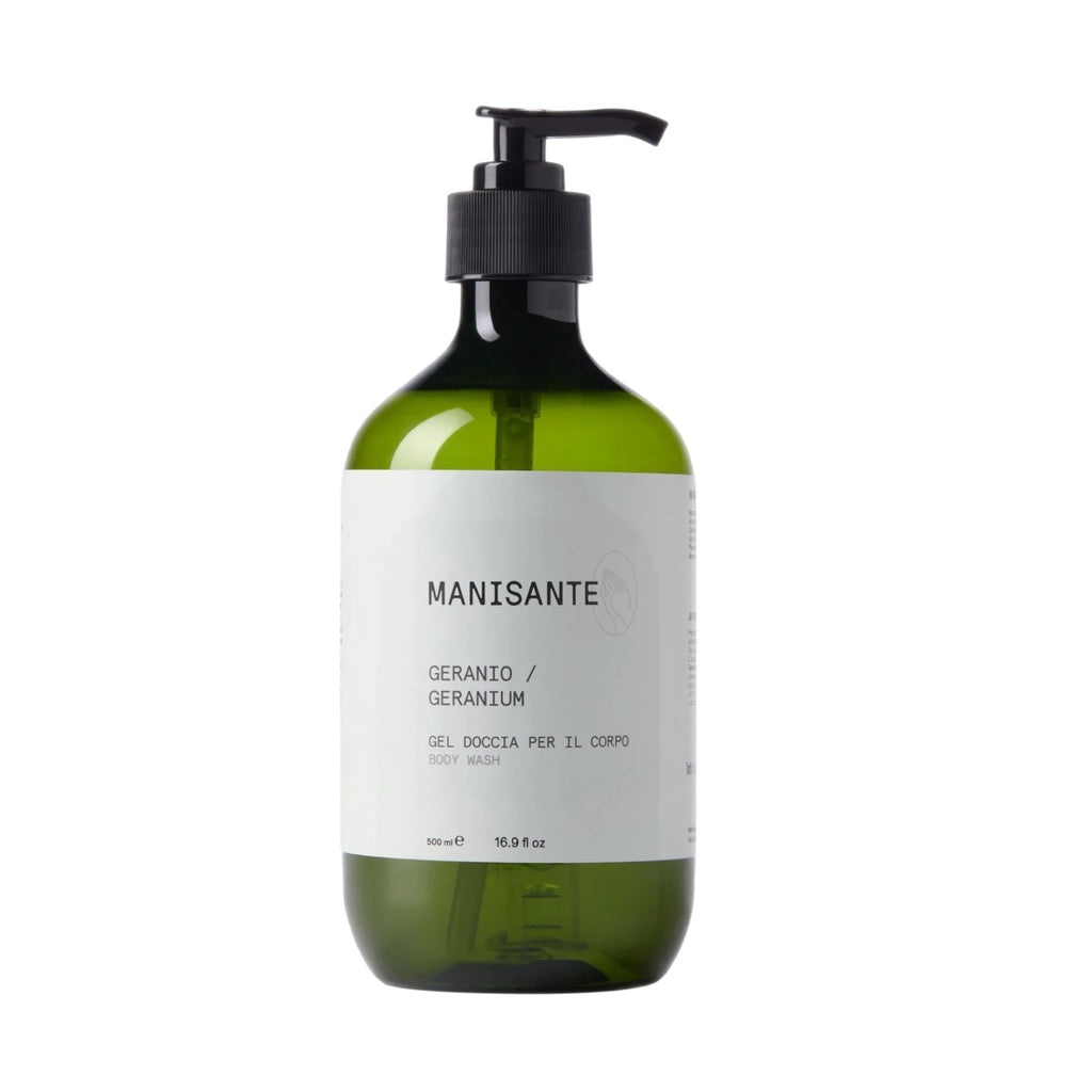Snapučių aromato dušo gelis Manisante Geranium Body Wash 500 ml