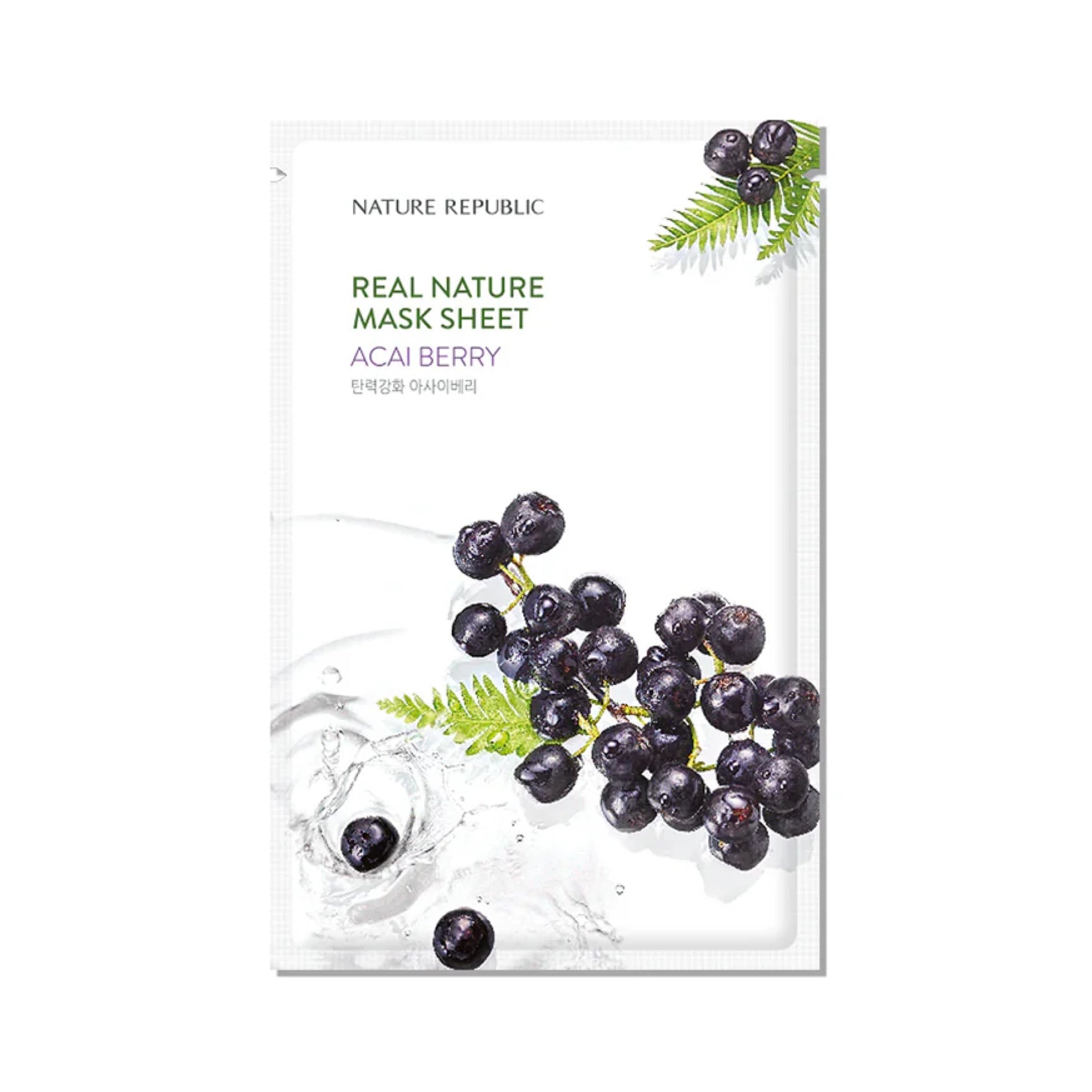 NATURE REPUBLIC Acai Berry Real Nature Sheet Mask 23 ml