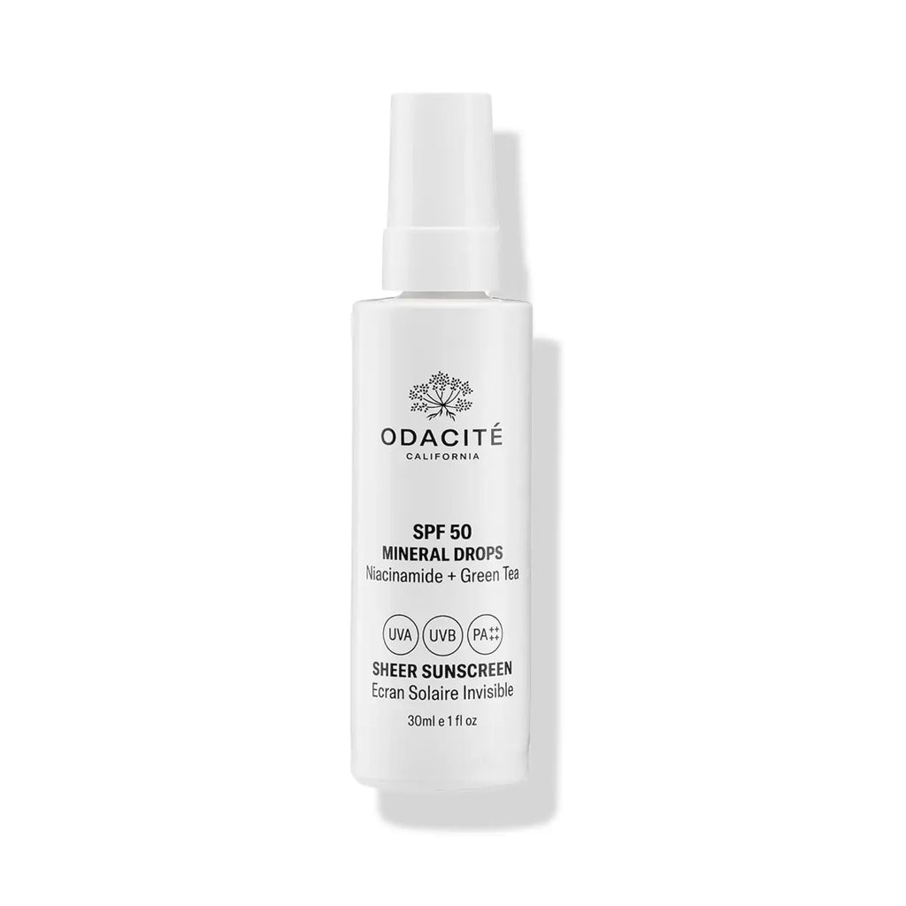 Kremas nuo saulės Odacité Spf 50 Mineral Drops Sheer Sunscreen 30 ml