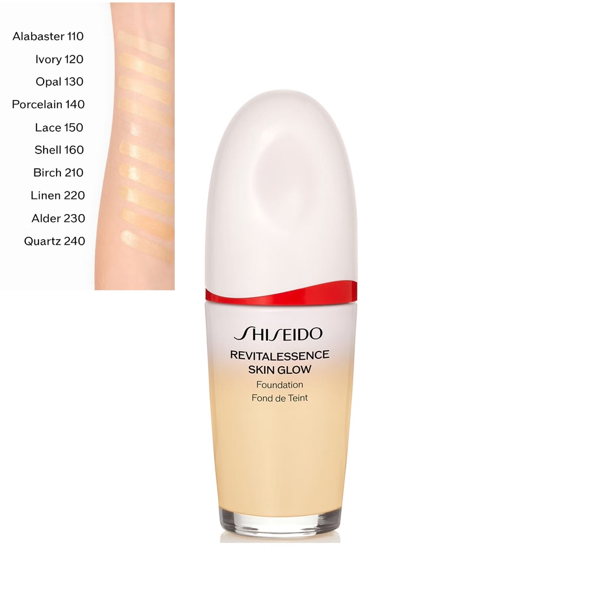 Shiseido Revitalessence Glow Foundation 30 ml 120 Ivory